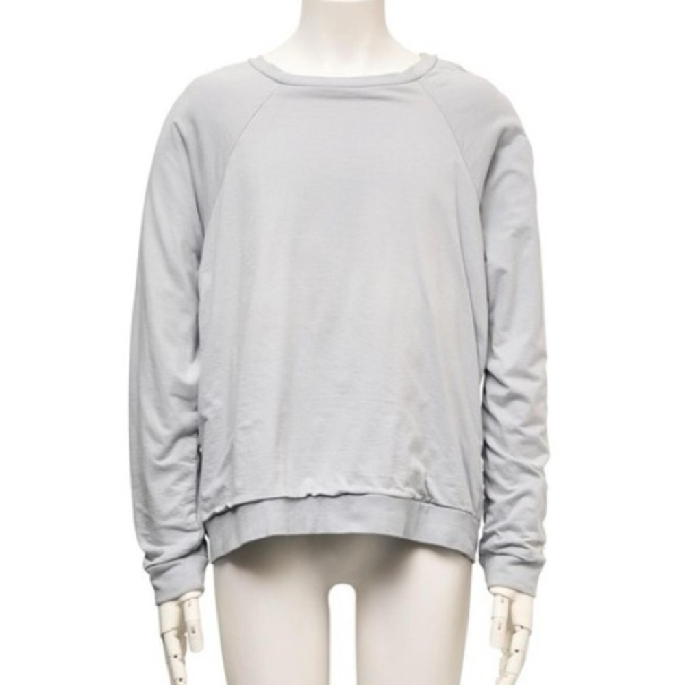 Raf Simons Light Gray/Blue Square Neck Sweatshirt